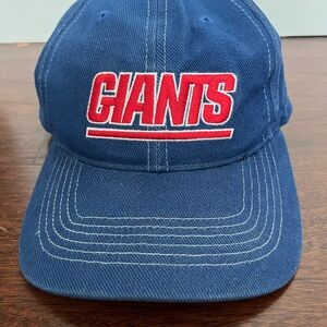 1990s New York Giants Twins Enterprise Vintage Blue Red Baseball Hat One Size